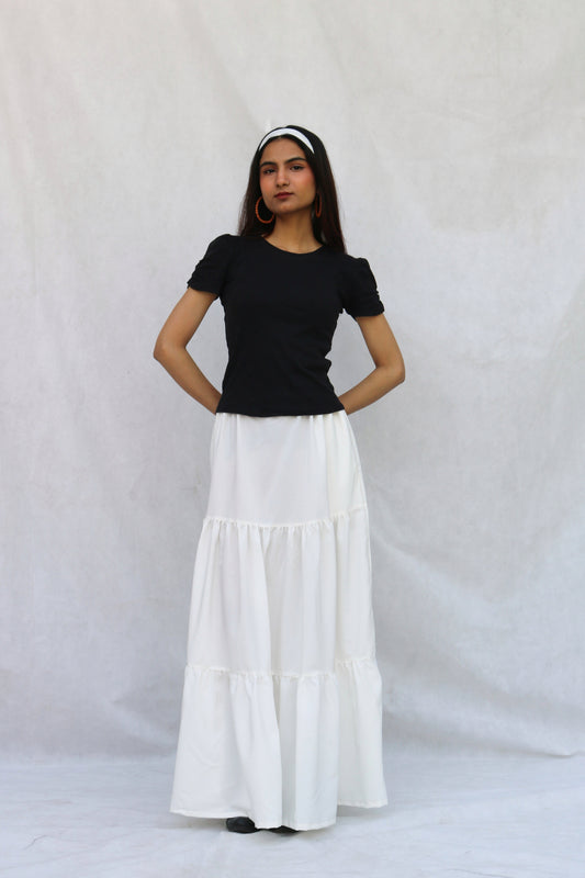 White Pocket Skirt