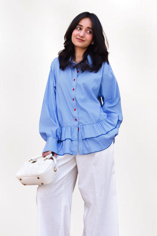 Flared Hem Blouse I