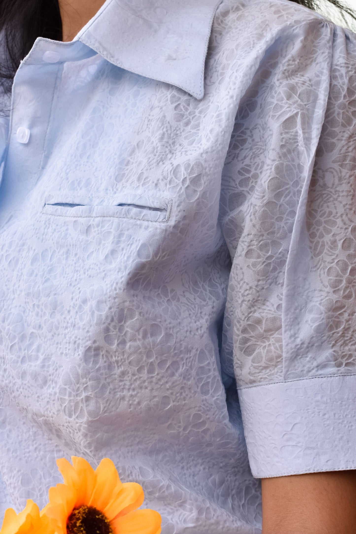 Floral Button-Down Blouse I