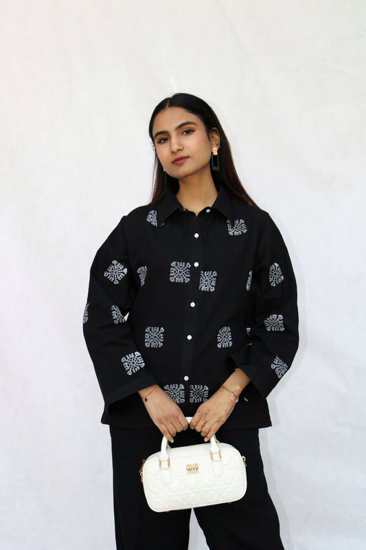 Black Block Print Set