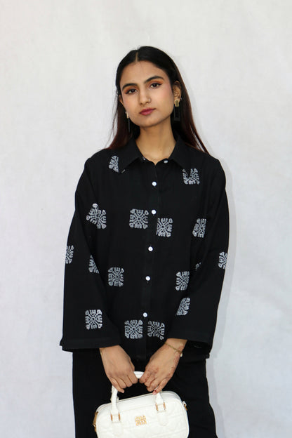 Black Block Print Set