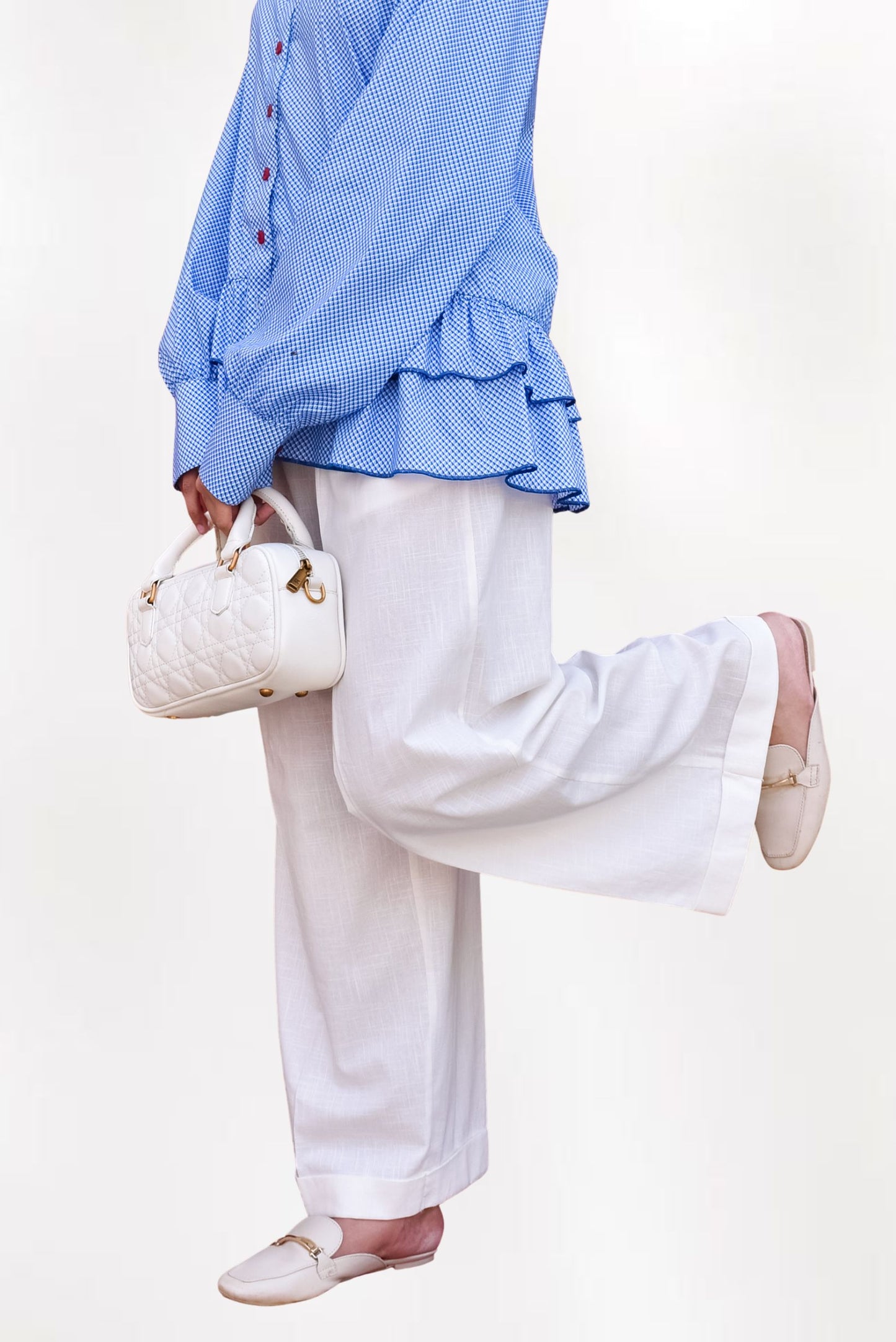 Folded Hem Trousers I