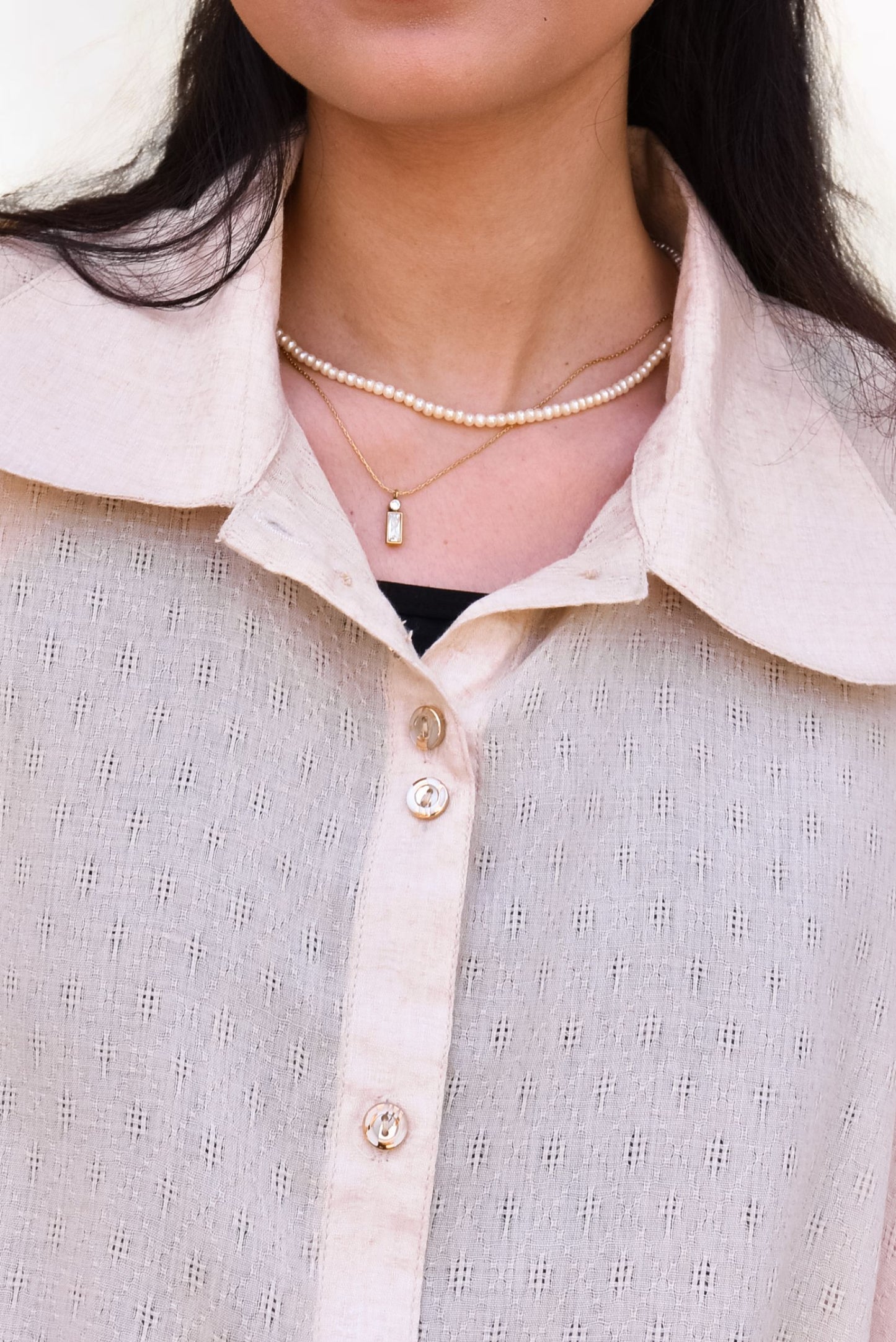 Sheer Puff Sleeved Shirt