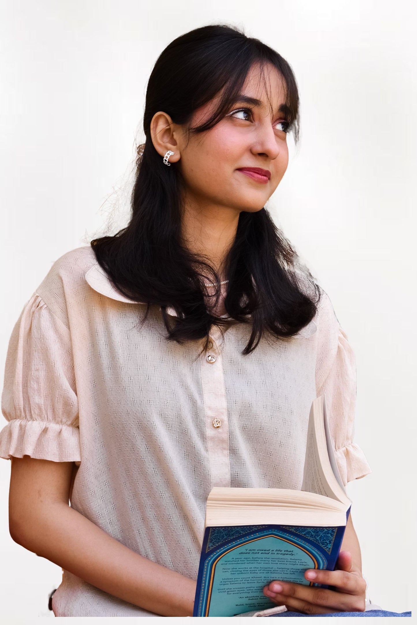 Sheer Puff Sleeved Shirt