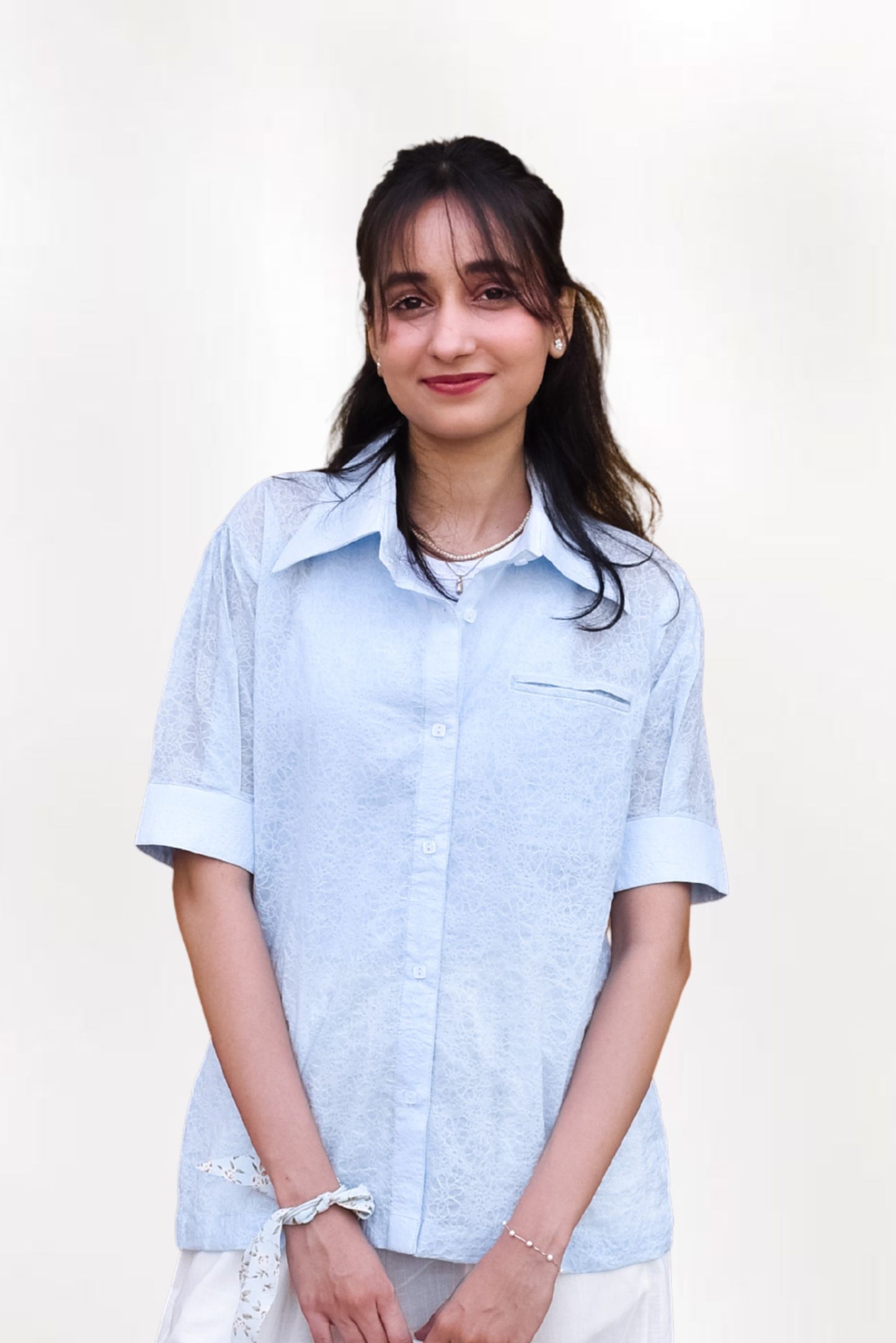 Floral Button-Down Blouse I