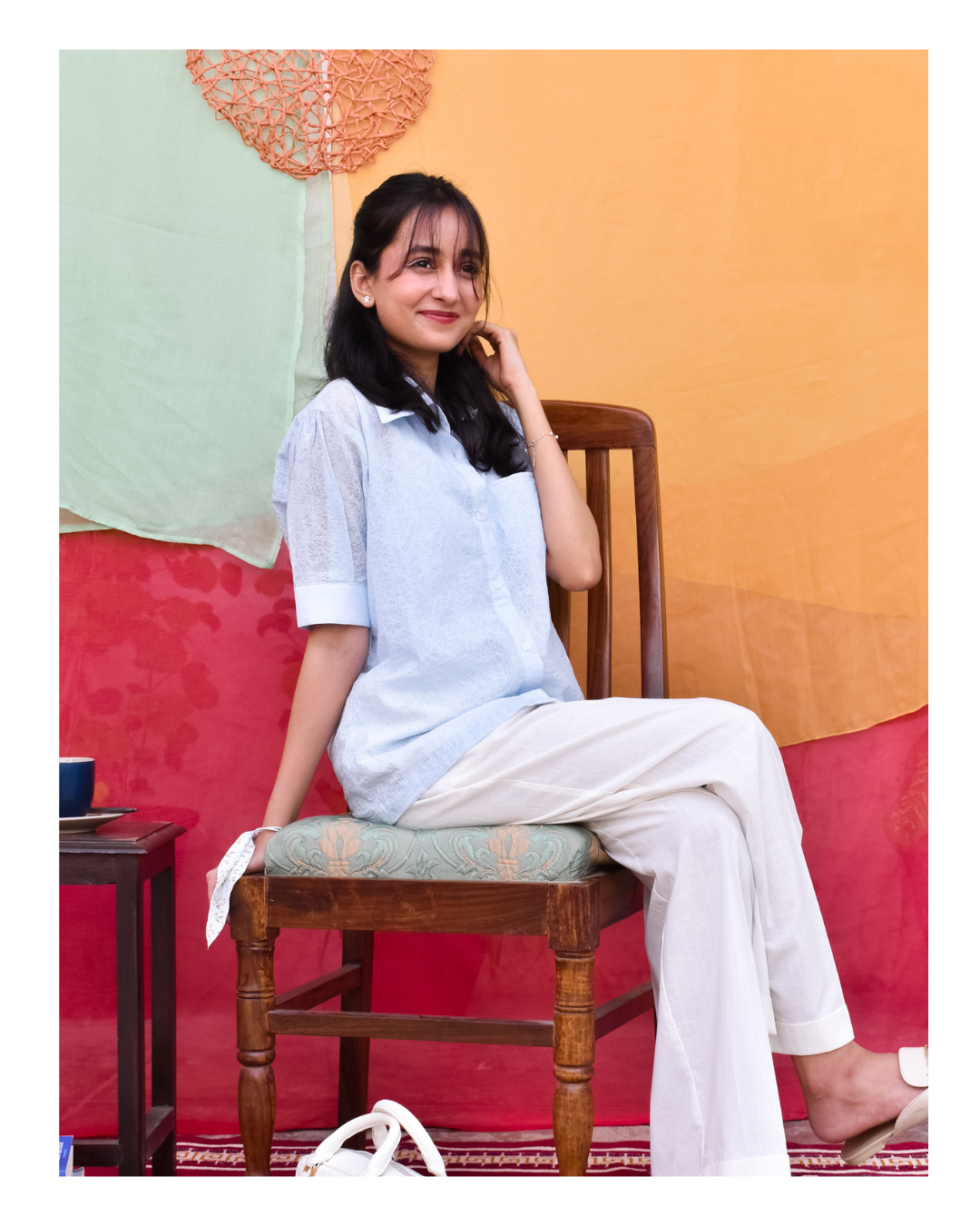 Floral Button-Down Blouse I